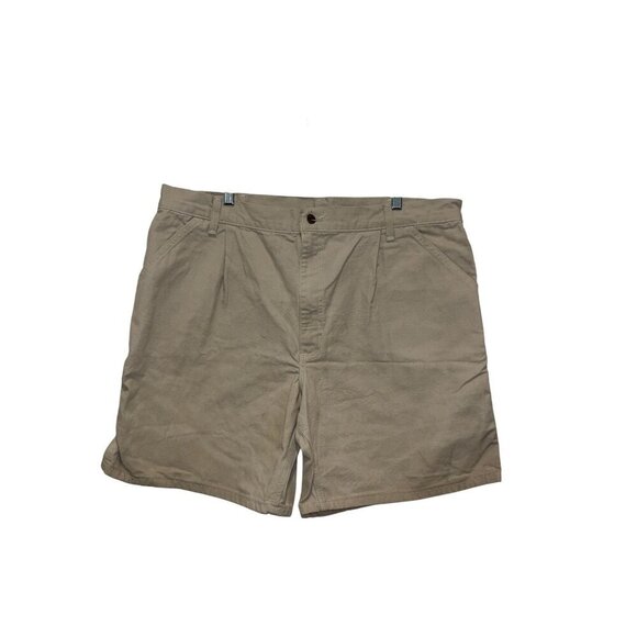 Carhartt Beige Denim Cotton Outdoor  Cargo Shorts Men's Size 40 - Picture 1 of 9